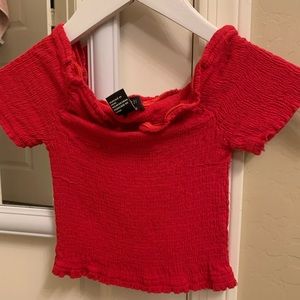 Red forever 21 crop top